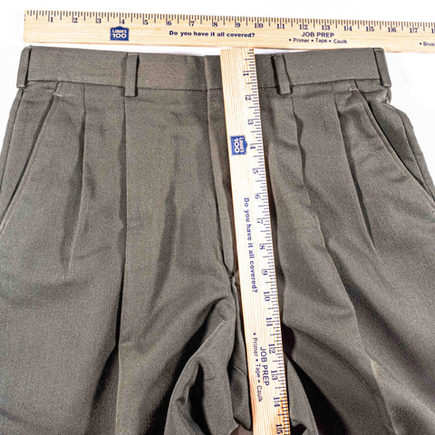 Yves Saint Laurent Pour Homme Pleated Trousers Polyester Rayon Blend