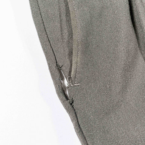 Yves Saint Laurent Pour Homme Pleated Trousers Polyester Rayon Blend