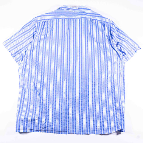 Polo Ralph Lauren Seersucker Striped Loop Collar Camp Shirt