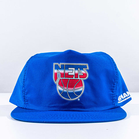 New Jersey Nets Old Logo Nylon Snapback Hat