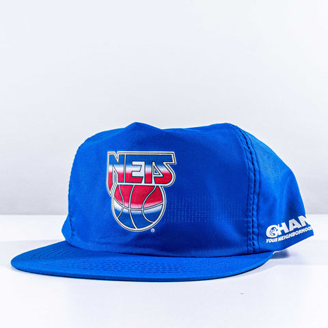 New Jersey Nets Old Logo Nylon Snapback Hat