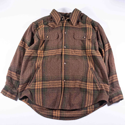 GAP Wool Blend Flannel Shacket Shirt Jacket