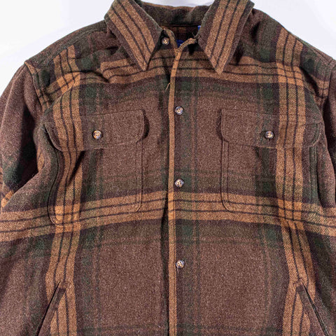 GAP Wool Blend Flannel Shacket Shirt Jacket