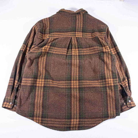 GAP Wool Blend Flannel Shacket Shirt Jacket