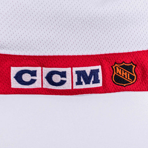 Washington Capitals CCM Center Ice Maska Air Knit Jersey Al Iafrate Fight Strap Big Block