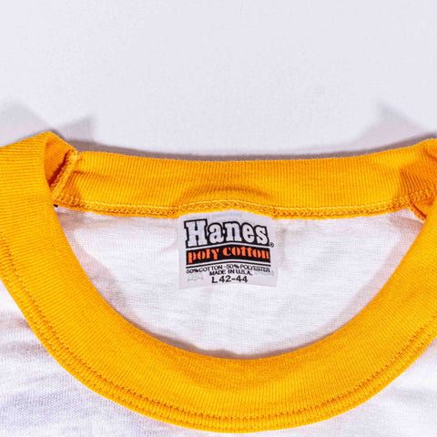 I'm So Horny Even The Crack of Dawn Looks Good T-Shirt Hanes Poly Cotton Raglan