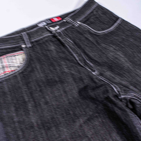 SouthPole Red Tab Embroidered Jean Shorts Jorts