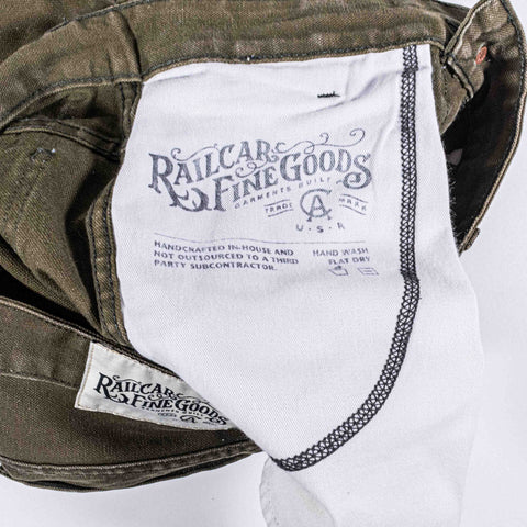 Railcar Fine Goods Flight Trousers Canvas