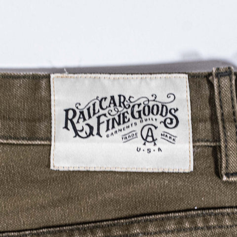 Railcar Fine Goods Flight Trousers Canvas