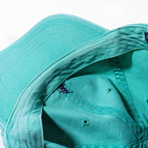 Polo Ralph Lauren Pony Leather Strapback Hat Sun Faded