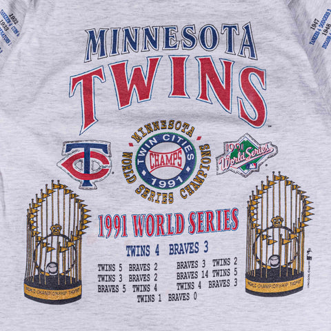 1991 Minnesota Twins World Series Long Gone T-Shirt