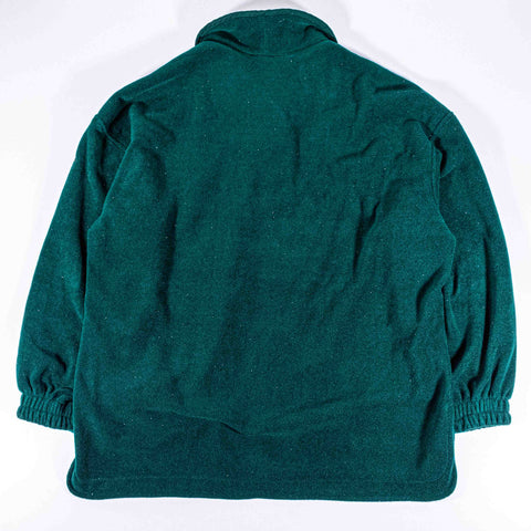 FILA Floral Embroidered Fleece Pullover Made in Italy