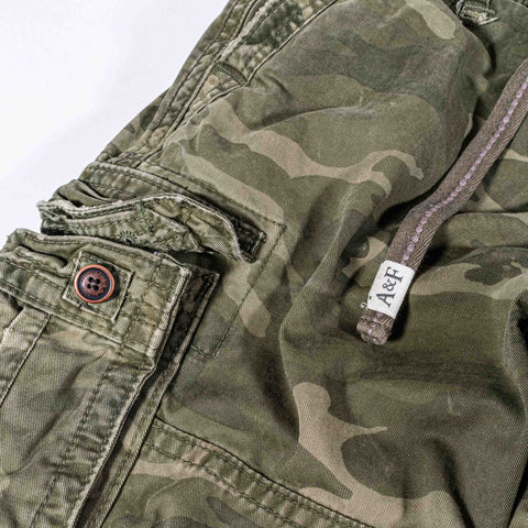 Abercrombie & Fitch Military Paratrooper Pants Camo Cargo