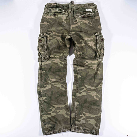 Abercrombie & Fitch Military Paratrooper Pants Camo Cargo