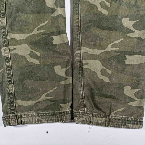 Abercrombie & Fitch Military Paratrooper Pants Camo Cargo