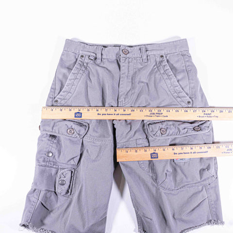 Armani Exchange Military Utility Cutoff Cargo Shorts