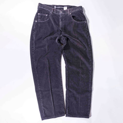 Levis Silvertab Straight Loose Corduroy Pants Faded Black