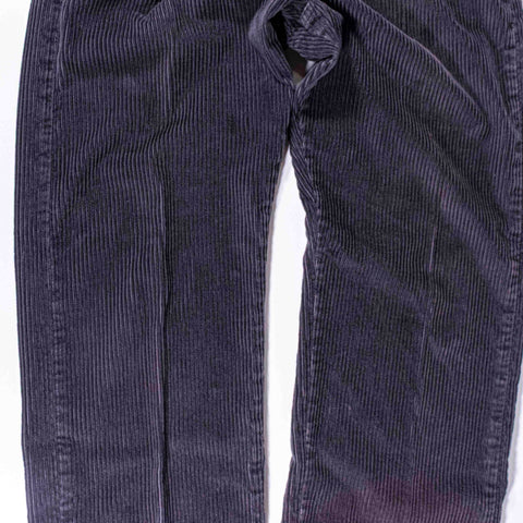 Levis Silvertab Straight Loose Corduroy Pants Faded Black