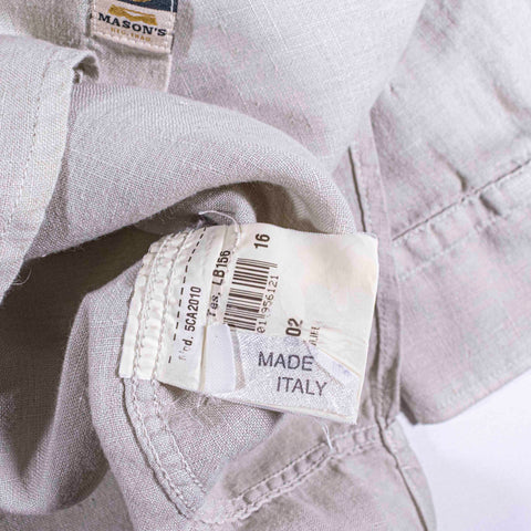 Mason's Made in Italy Linen Button Down Shirt