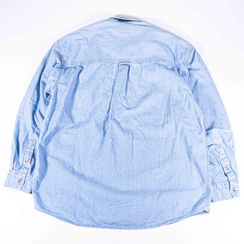 Aeropostale Crest Button Down Denim Shirt