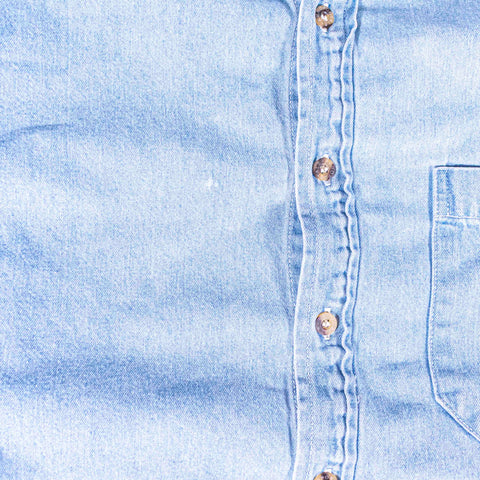 Aeropostale Crest Button Down Denim Shirt