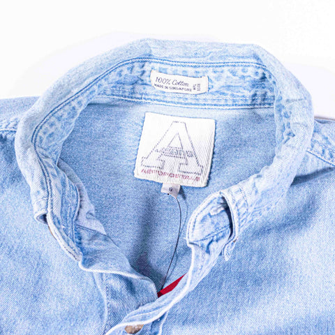 Aeropostale Crest Button Down Denim Shirt
