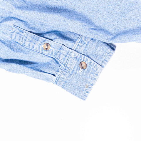 Aeropostale Crest Button Down Denim Shirt