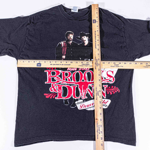 Brooks & Dunn Deuces Wild Tour 2005 T-Shirt Big & Rich Warren Brothers