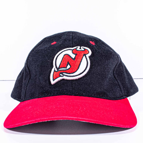 New Jersey Devils Logo NHL Adjustable Strapback Hat Drew Pearson