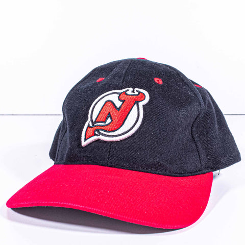 New Jersey Devils Logo NHL Adjustable Strapback Hat Drew Pearson