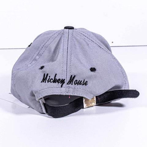 Disney Mickey Mouse Blockhead Adjustable Leather Strapback Hat