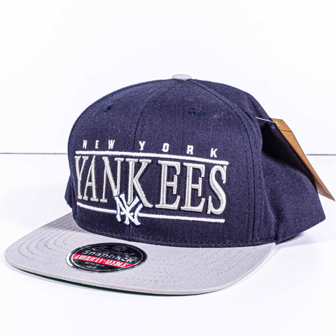 New York Yankees Double Bar Snapback Hat American Needle