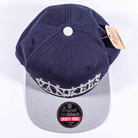 New York Yankees Double Bar Snapback Hat American Needle
