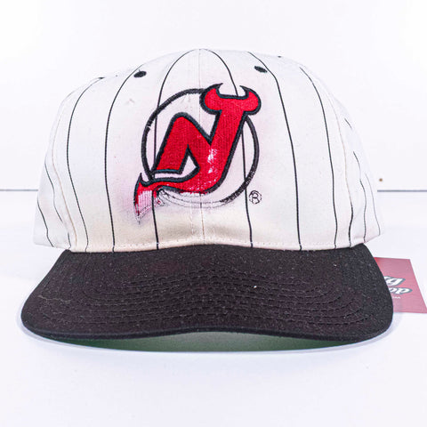 New York Devils Pinstripe Snapback Hat The Sports Channel