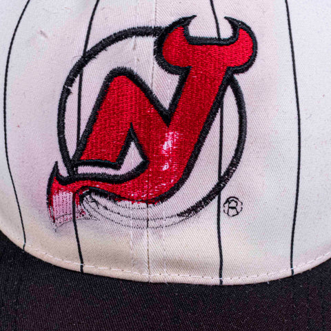 New York Devils Pinstripe Snapback Hat The Sports Channel