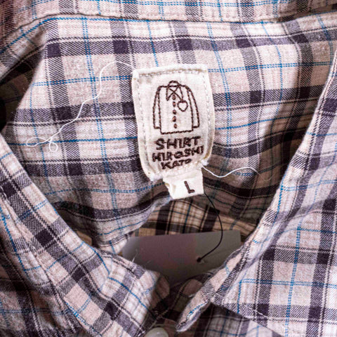 Hiroshi Kato Plaid Check Button Shirt