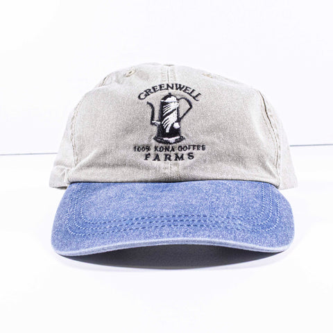 Greenwell Kona Coffee Farms Hat Sun Faded