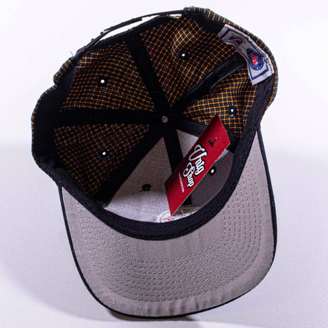 Pittsburgh Steelers Logo 7 Grid Snapback Hat NFL
