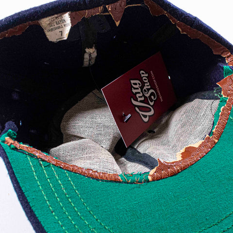 1960s West Orange High School NJ Baseball Cap Hat Fitted Wool Rayon