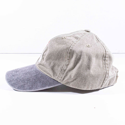Dog Embroidered Adjustable Hat Sun Faded