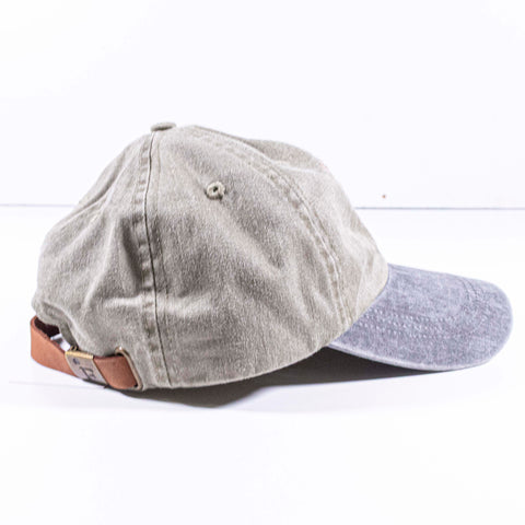 Dog Embroidered Adjustable Hat Sun Faded