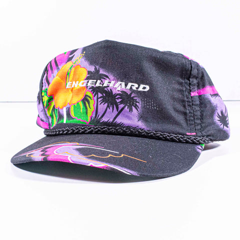 Engelhard Industries Hawaiian Print Rope Hat Newark NJ