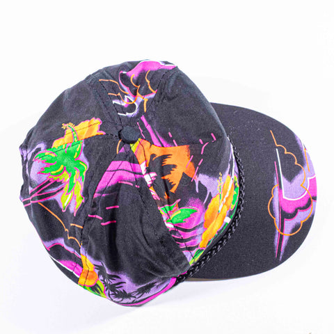 Engelhard Industries Hawaiian Print Rope Hat Newark NJ
