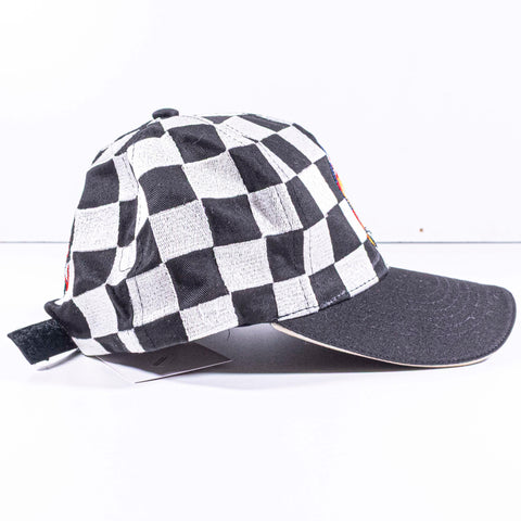 Speed Demon Skull Flame Race Adjustable Hat