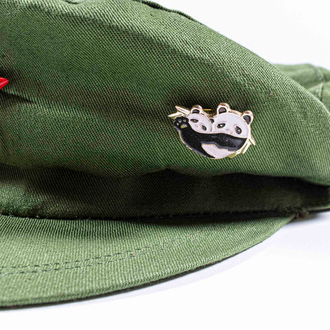 Chinese People's Liberation Army (PLA) Military Hat w/ Collectable Pins