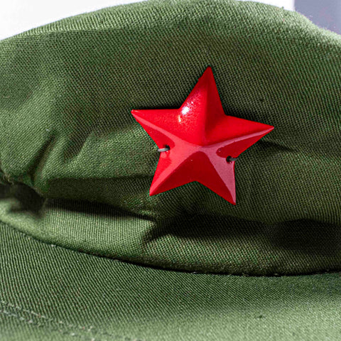 Chinese People's Liberation Army (PLA) Military Hat w/ Collectable Pins