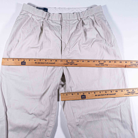 Polo Ralph Lauren Pleated Chino Pants Cuffed