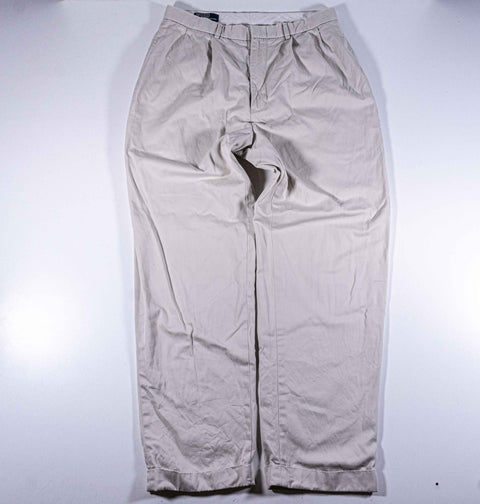 Polo Ralph Lauren Pleated Chino Pants Cuffed