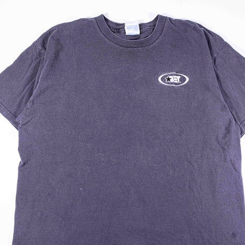 BET Logo Black Entertainment Television Promo T-Shirt Sun Faded