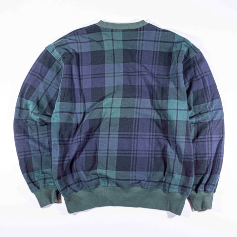 Nautica Tartan Plaid Logo Sweatshirt